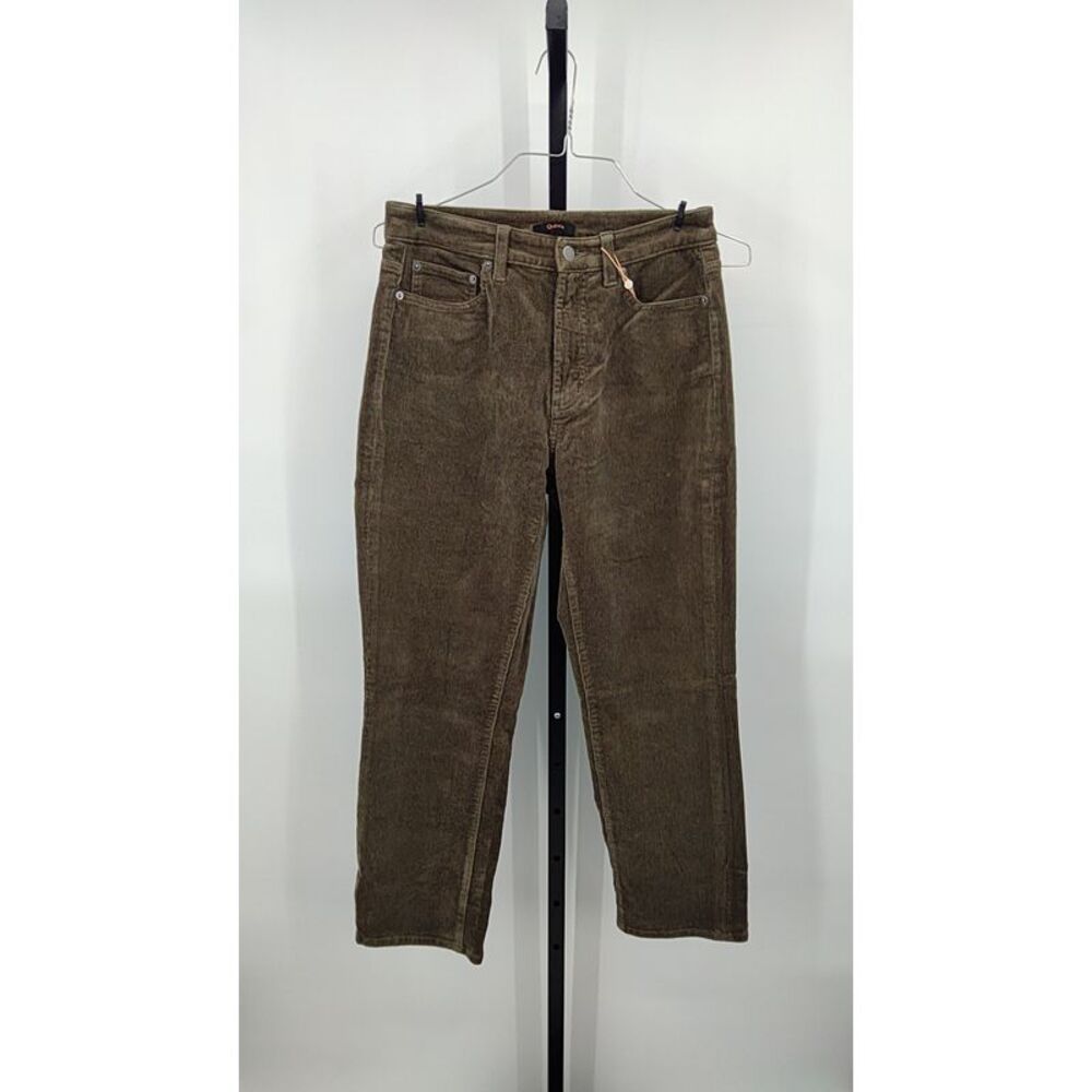 Quince Straight Leg Corduroy Pants in seaweed